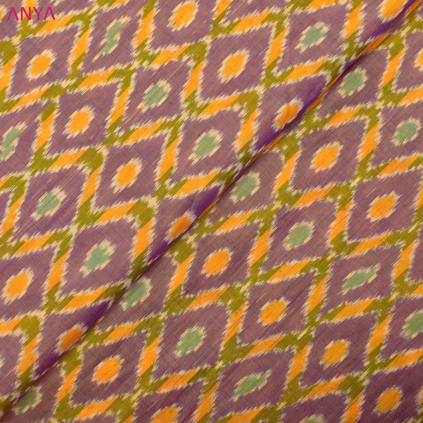 double-shaded-lavender-mustard-ikkat-silk-fabric