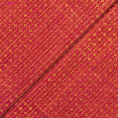 Rani Orange Kanchi Silk Fabric
