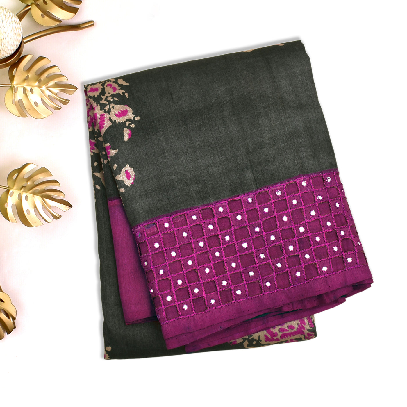 https://anyaonline.in/products/black-tussar-silk-saree-with-floral-printed-design