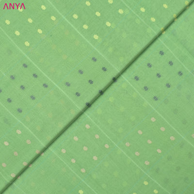 Apple Green Handloom Sico Fabric