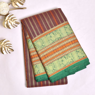 dark-brown-kanchi-cotton-saree-1