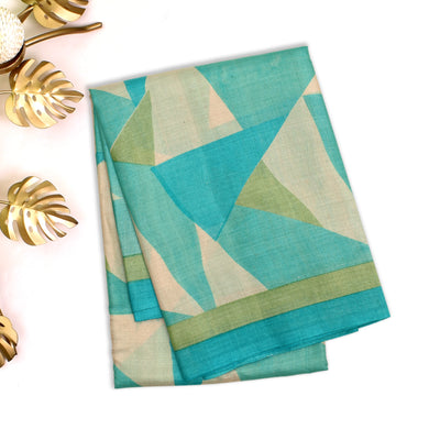 Rexona Tussar Silk Saree with Triangle Design