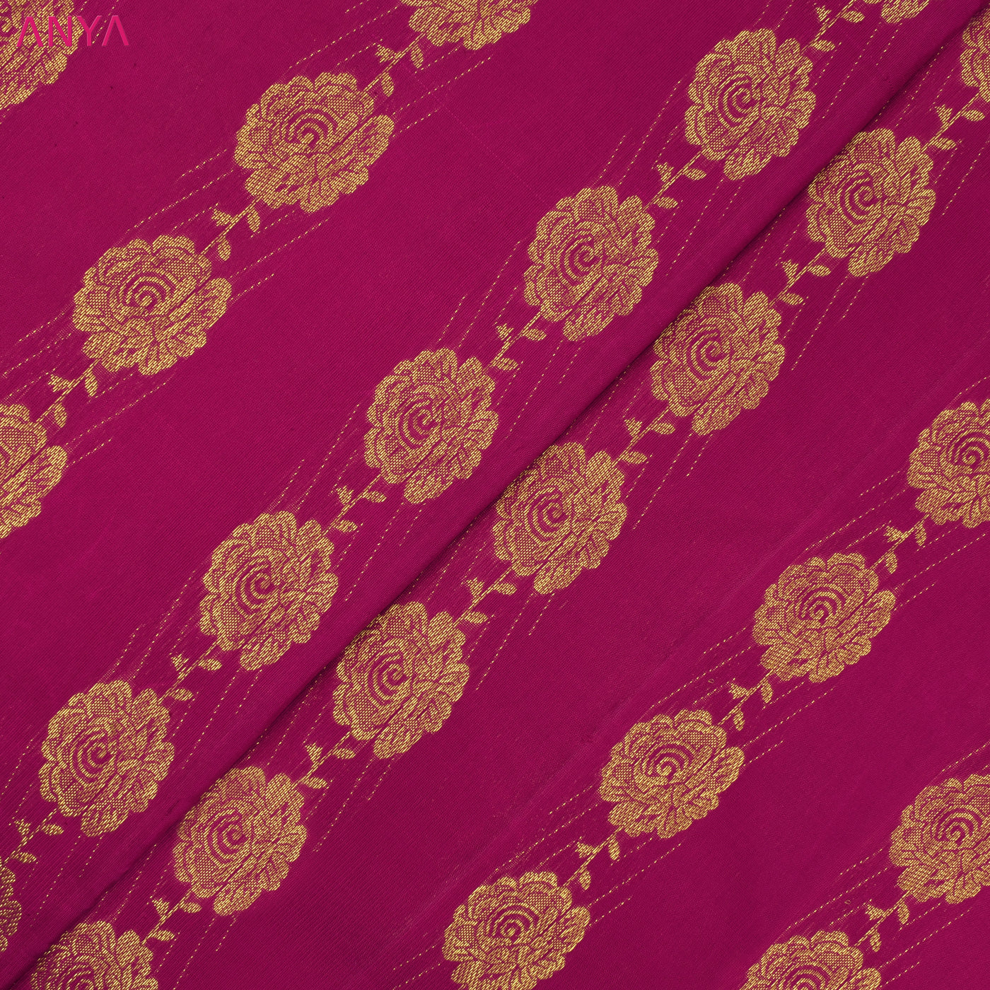 Pink Kanchi Silk Fabric