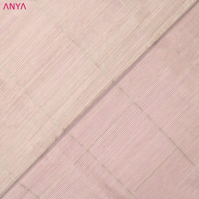Baby Pink Matka Silk Fabric