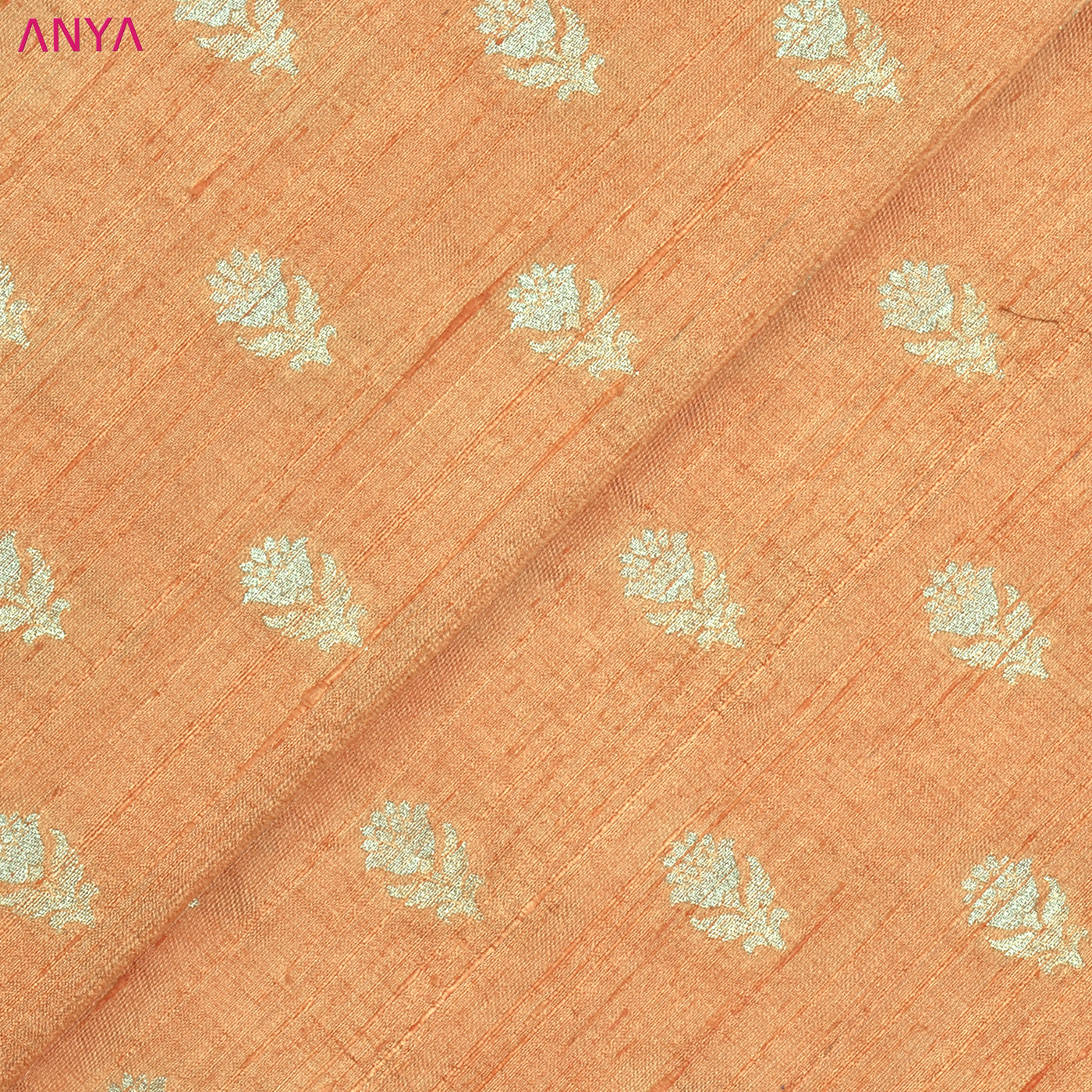 peach-tussar-rawsilk-fabric
