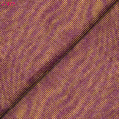 Brown Tussar Silk Fabric