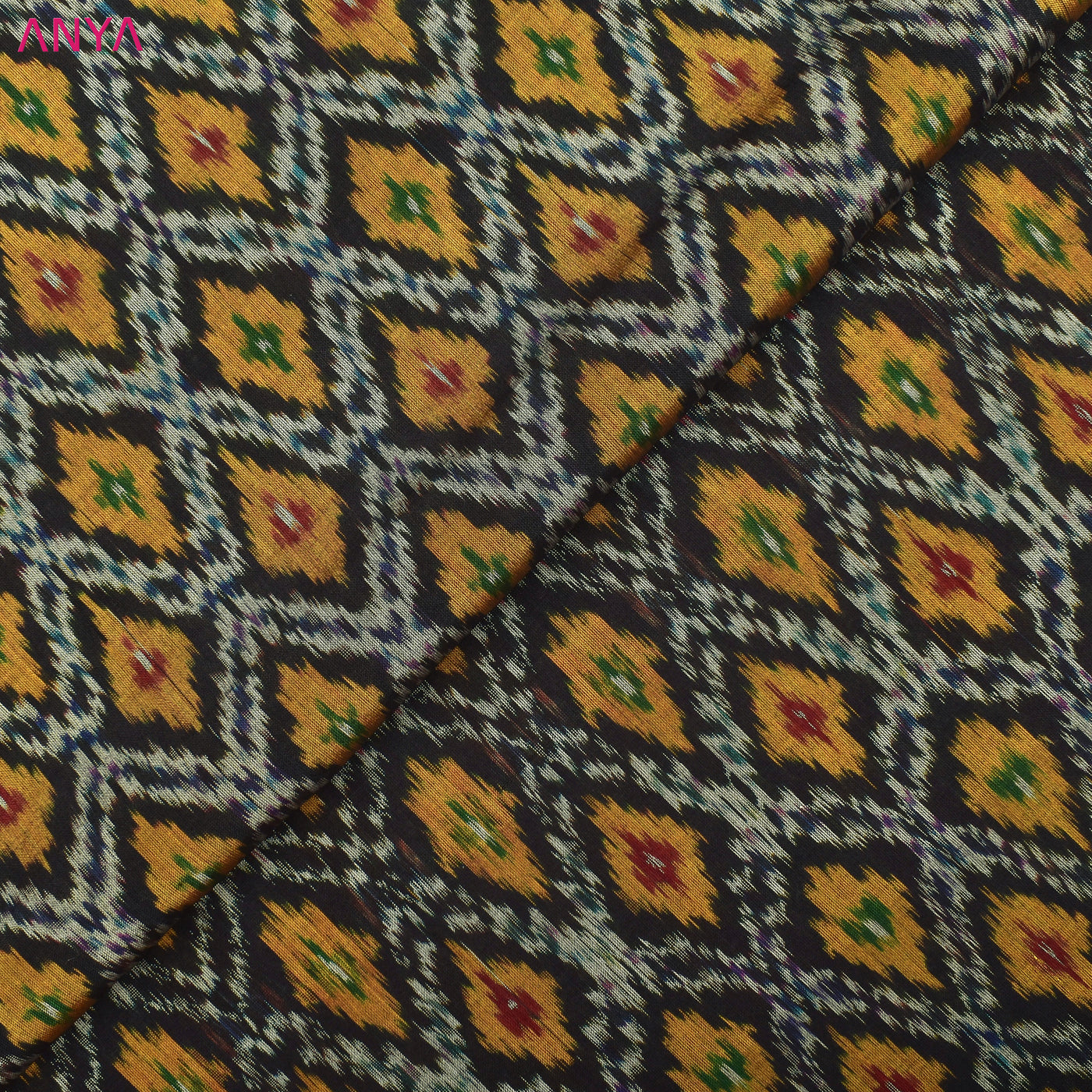black-ikkat-silk-fabric-3
