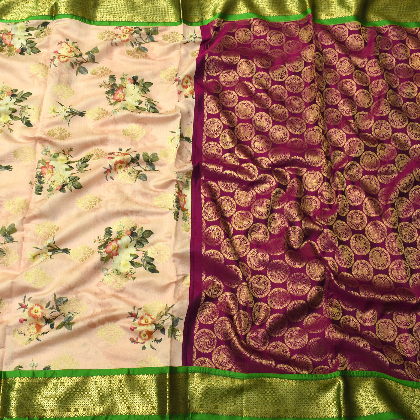 onion-pink-tussar-silk-saree-with-kanchi-silk-pallu-and-blouse
