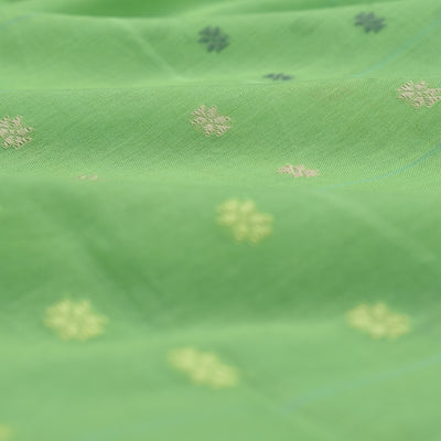 Apple Green Handloom Sico Fabric
