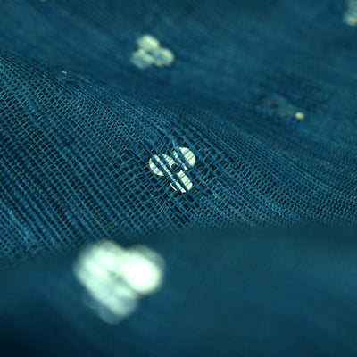 Blue Striped Sequin Fabric Online