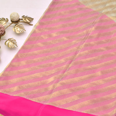 golden-silver-stripes-net-with-golden-embroidery-frill-saree-with-blouse