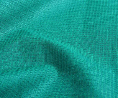 rexona-green-tussar-fabric-with-self-checks