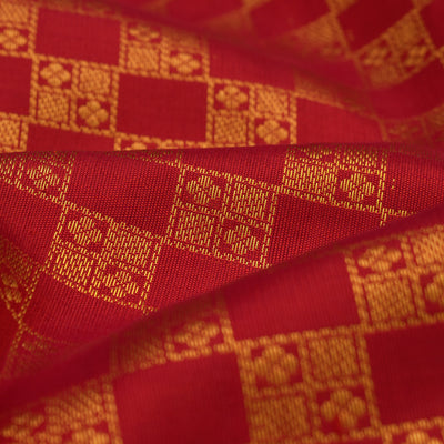 Arakku Thakkali Kanchi Silk Fabric