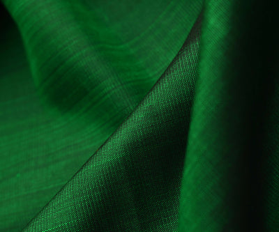 Forest Green Kanchi Silk Fabric (4587203985521)