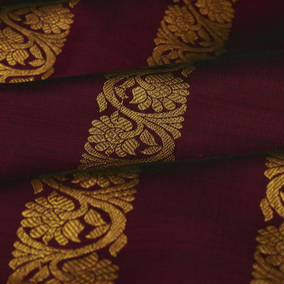 Black Arakku Kanchi Silk Fabric