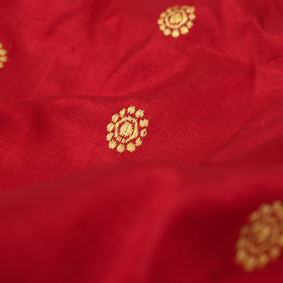 Red Soft Silk Dress Material