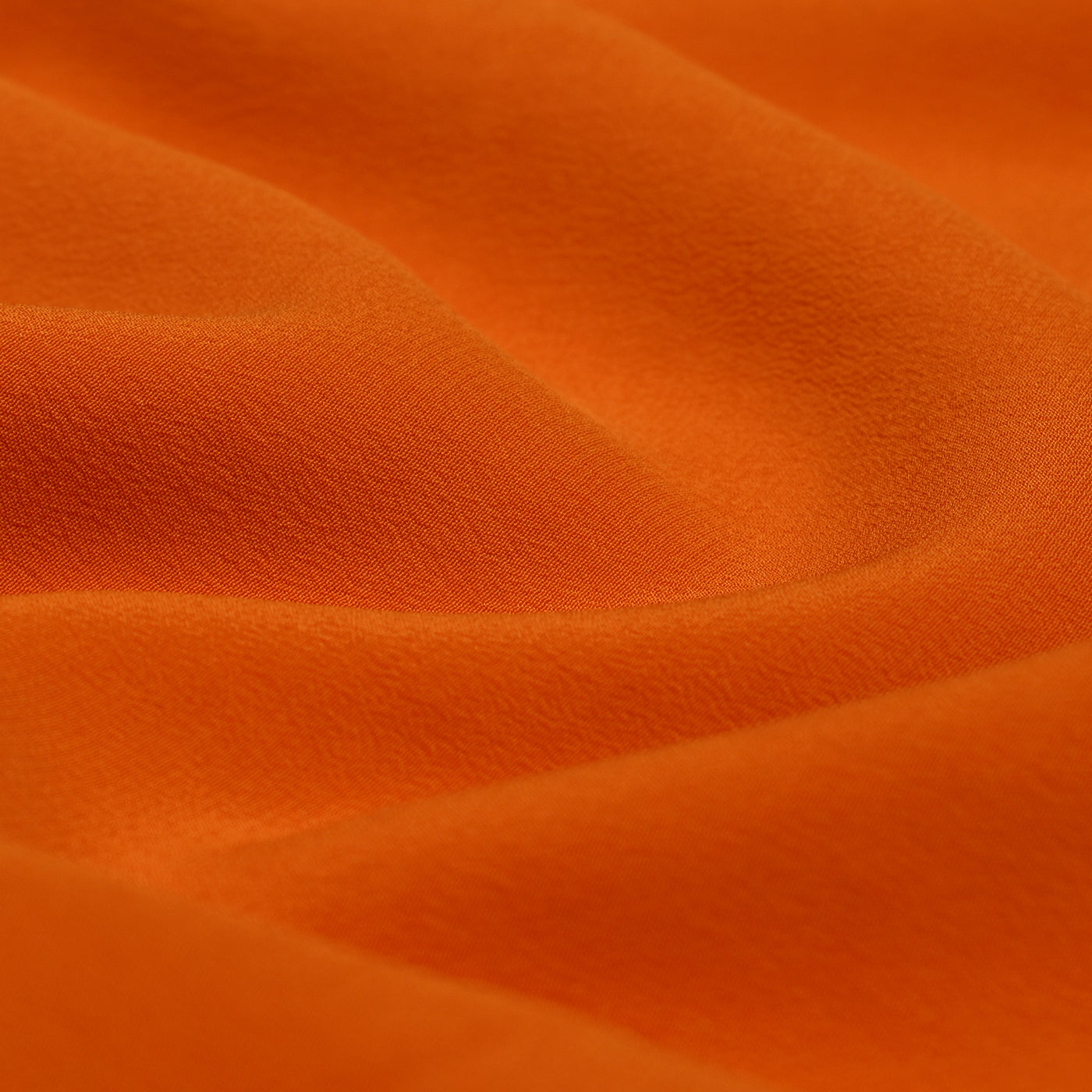 Orange Crepe Fabric