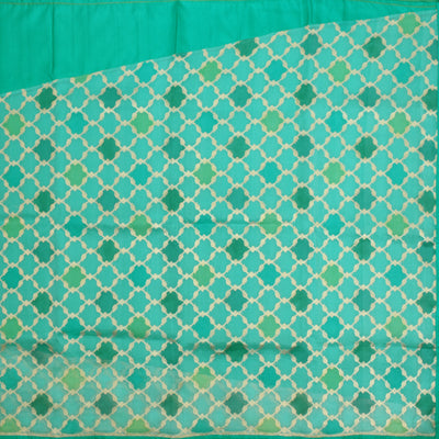 Rexona Plain Kanchi Silk and Organza Multicolor Raising Saree