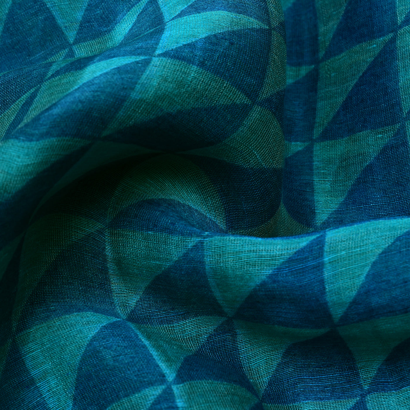 blue-printed-tussar-fabric