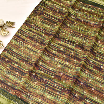 multi-green-tussar-saree-with-blouse