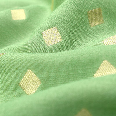 elaichi-green-georgette-banarasi-fabric-with-zari-diamond-butta
