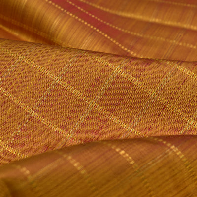 Mustard Arakku Kanchi Silk Fabric With Muthu Zari Kattam Design