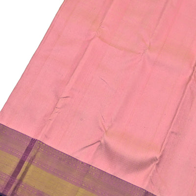 Pink Kanchipuram Silk Saree with Small Butta Design