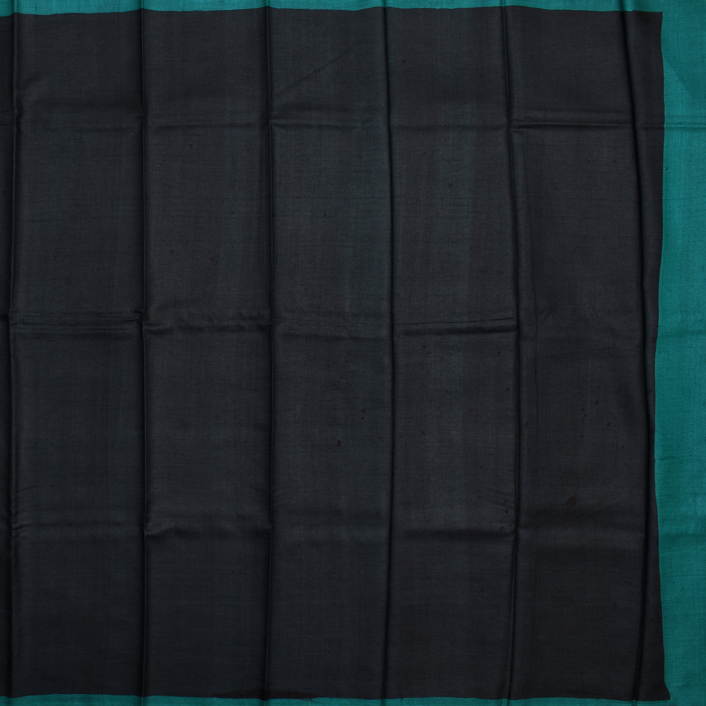 Black Tussar Silk Saree with Small Print Design