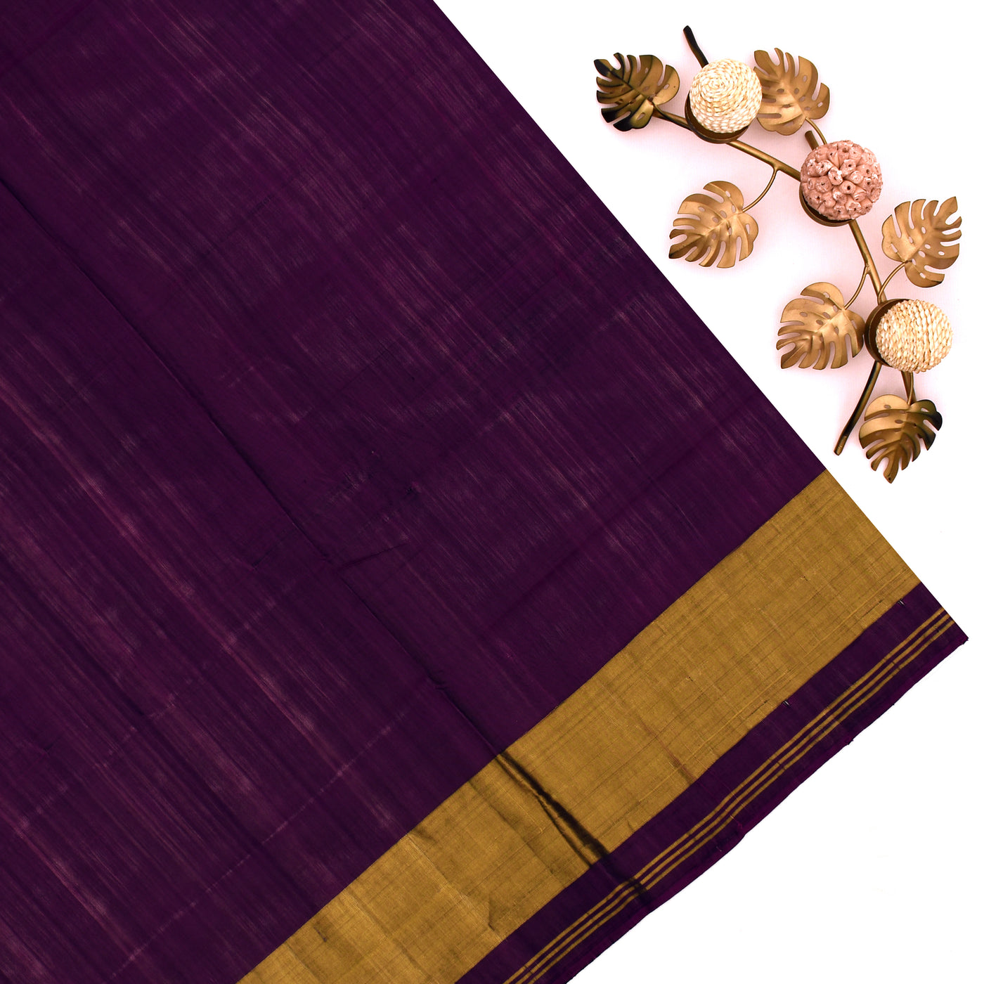 Black Magenta Patola Silk Saree