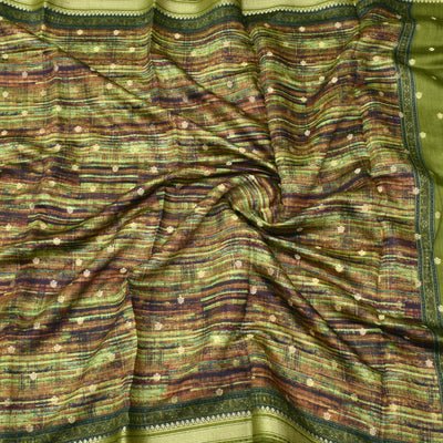 multi-green-tussar-saree-with-blouse