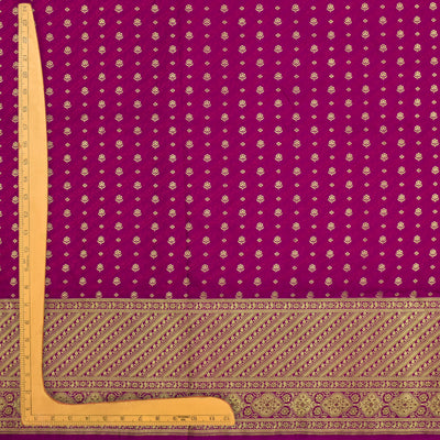 Rani Arakku Banarasi Silk Fabric
