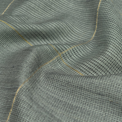 Grey Matka Silk Fabric