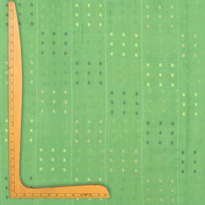 Apple Green Handloom Sico Fabric