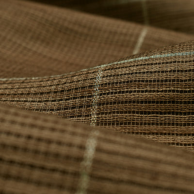 Brown Matka Silk Fabric