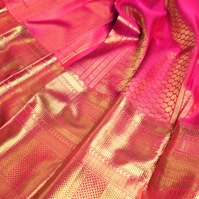 pink-kanchi-silk-saree-with-orange-blouse