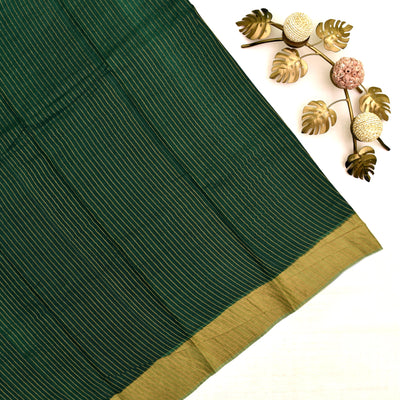 Apple Green Tussar Silk Saree with Flower Printed Design
