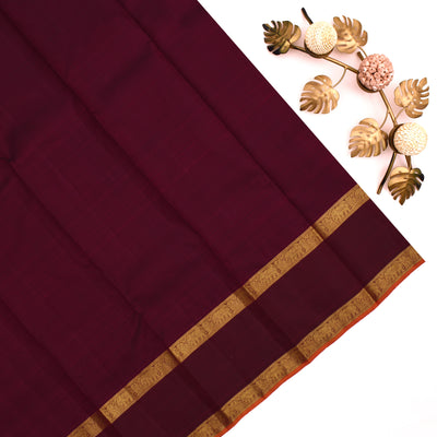 Black Arakku Kanchipuram Silk Saree with Small Zari Butta Design