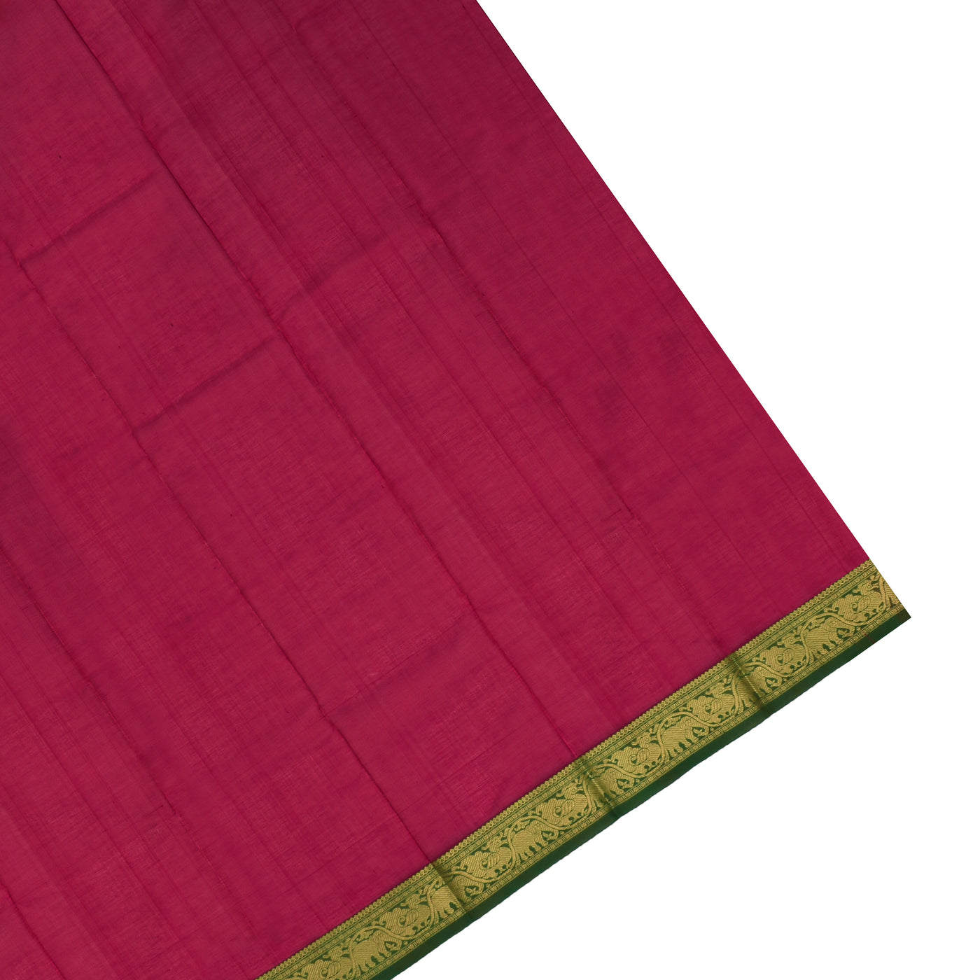 Rani Thakkali Kanchi Cotton Saree with Kattam Butta Design