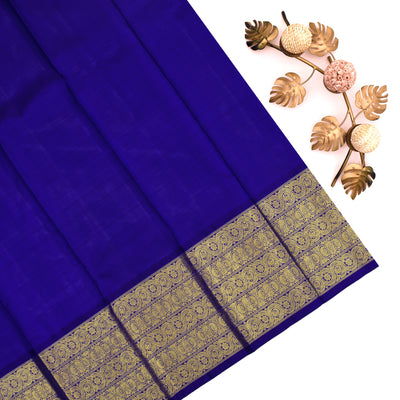 Rani Arakku Kanchipuram Silk Saree with Annam Butta Design