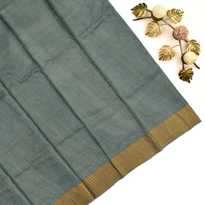 Tussar Silk Saree with zari lines blouse