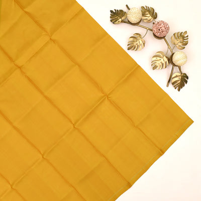 Greenish Beige Hand Painted Kanchi Silk Saree