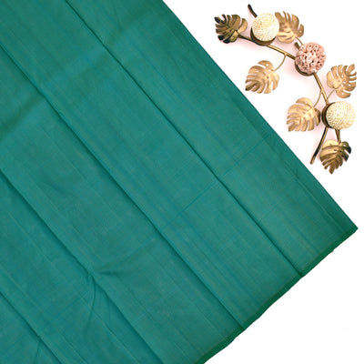 Grey Kanchipuram Silk Saree with Small Zari Checks Design