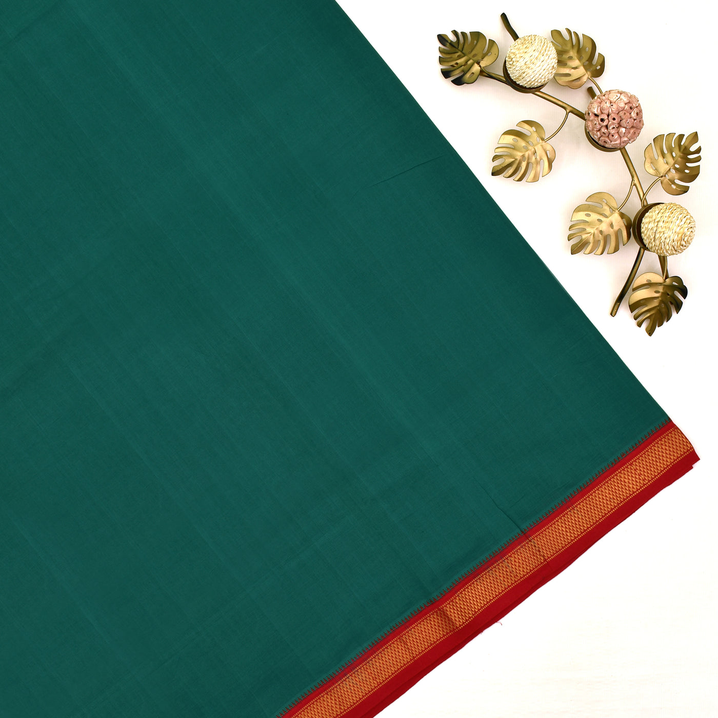 Green Mangalagiri Cotton Saree