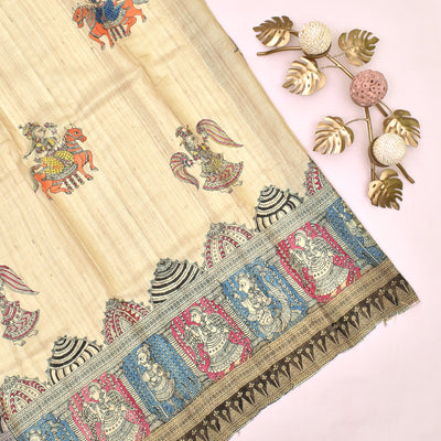 off-white-madhubani-hand-painted-tussar-saree-with-blouse
