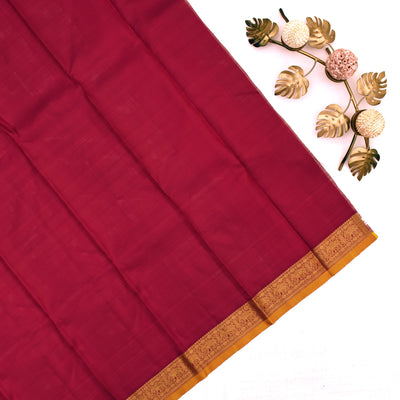 Bottle Green Kanchipuram Silk Saree