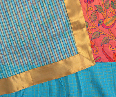 blue-striped-saree-with-kantha-embroidery-frill-saree
