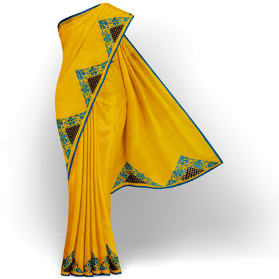yellow-color-kanchi-silk-saree-crafted-with-thread-embroidery-and-applique